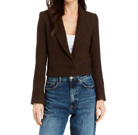 Drew - Wisteria Twisted Tweed Blazer