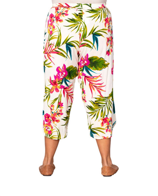 On The Plus Side - Ibiza Crop Pants - Plus