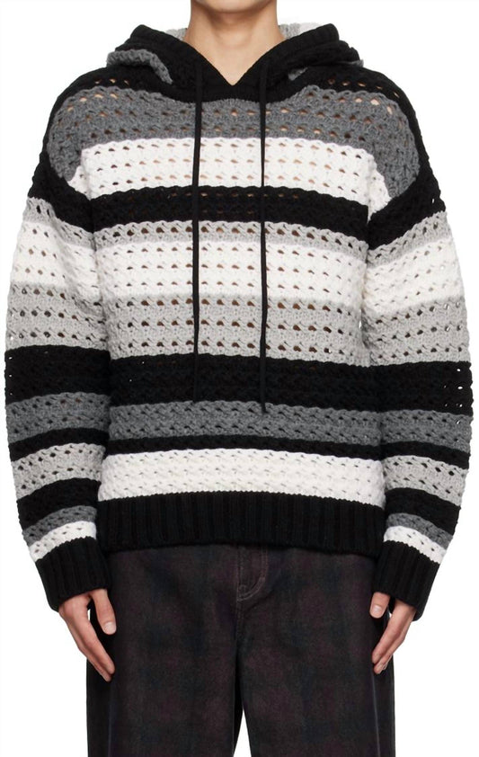 Nahmias - Crochet Wool Hoodi