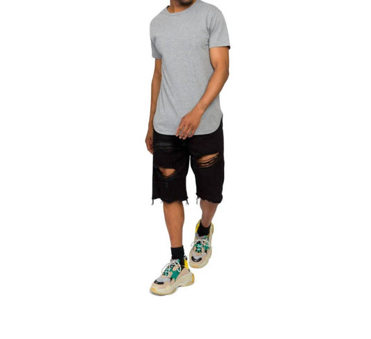 Victorious - Distressed Denim Shorts