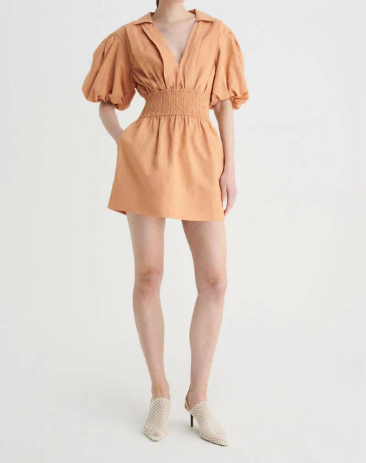Suboo - SKYLAR SHIRRED WAIST MINI DRESS