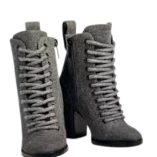 Jimmy Choo - Women's Cruz 95 Lace-up Felt Ankle Boots