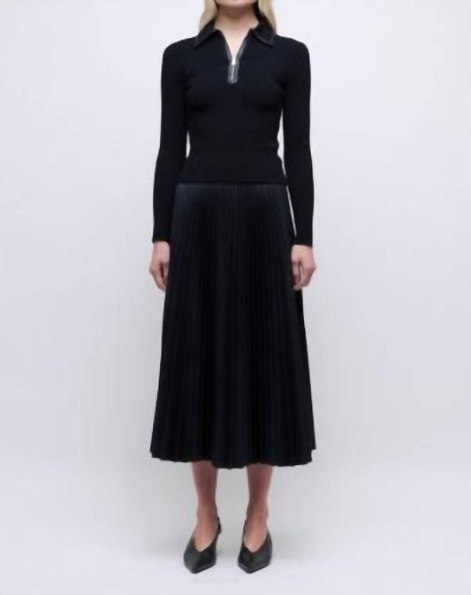 Simkhai - Livana Long Sleeve Knit Combo Top