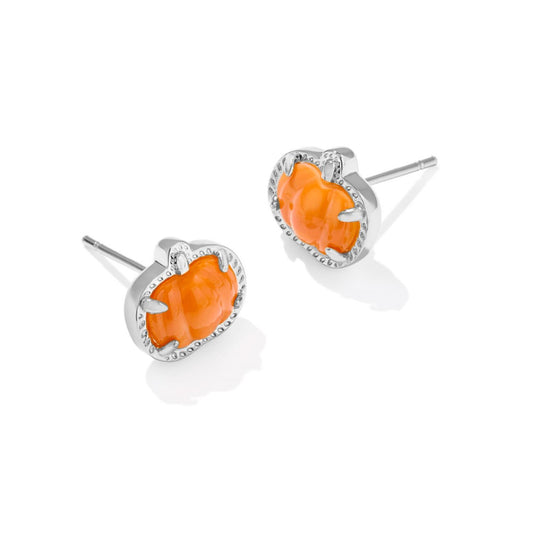 Kendra Scott - Women's Pumpkin Stud Earrings