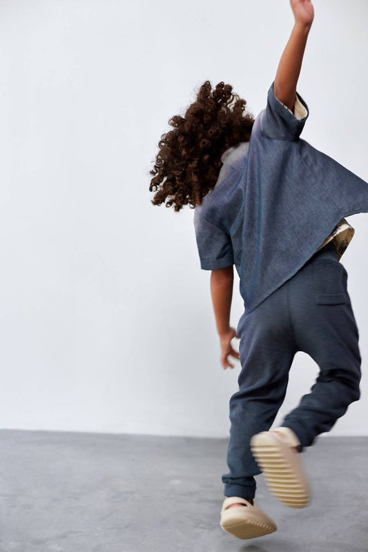 Omamimini - Denim Button Up Shirt