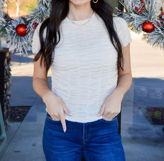 Tcec - Chic Ruched Top