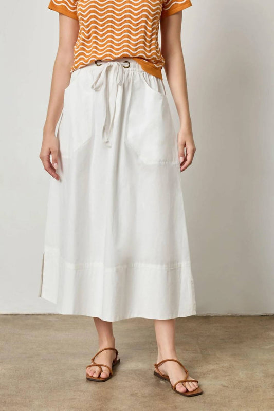 Lilla P - Women's Long Poplin Skirt