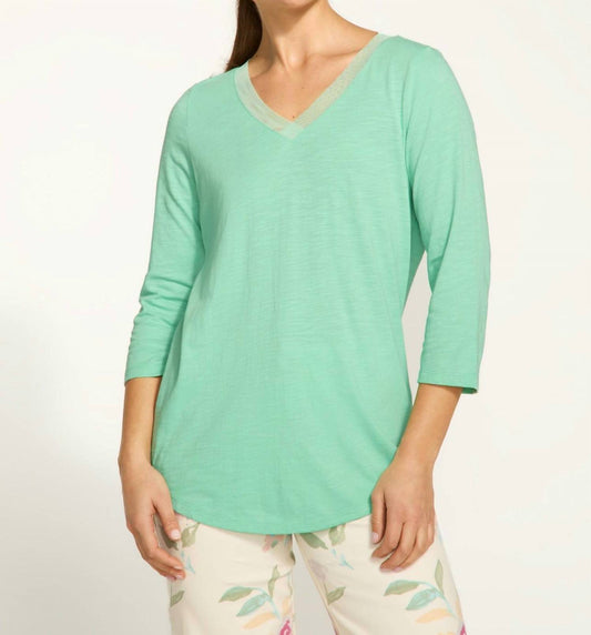 Fdj - Mesh V-neck Top