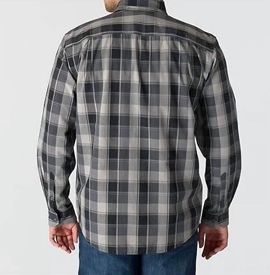 Carhartt - Loose Fit Midweight Chambray Long-sleeve Plaid Shirt