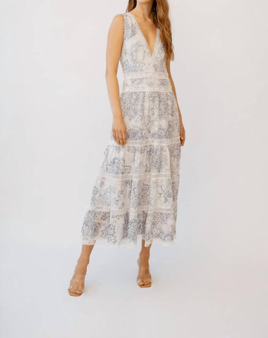 Guadalupe Design - Naina V-neck Long Dress