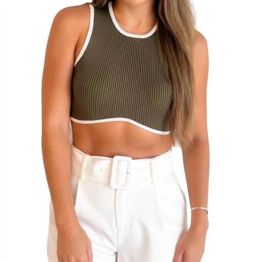 Olivaceous - Departure Time Top