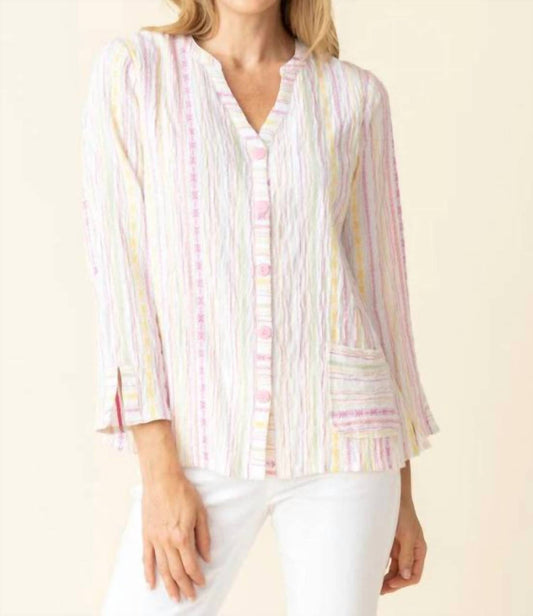 Habitat - Baja Weave Carmel Top