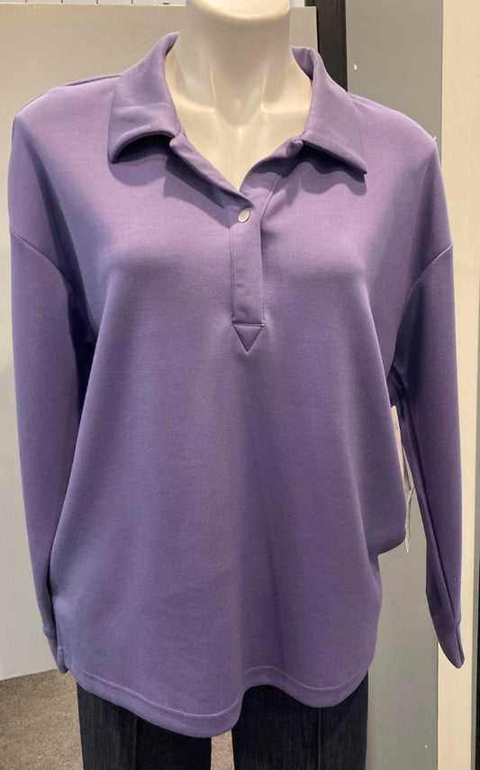 Nanette Lepore - Periwinkle long sleeve polo