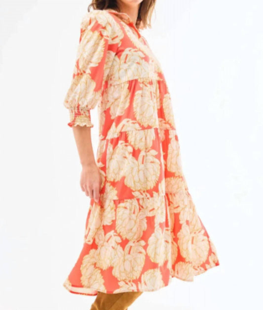 Mary Square - Eleanor Fall Floral Dress