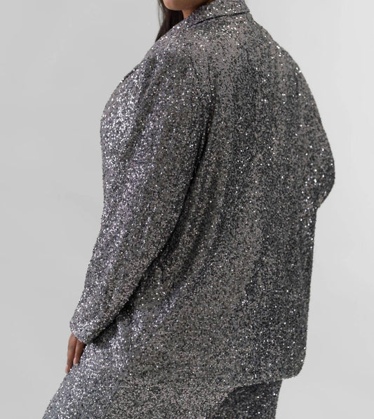 Never Fully Dressed - Sequin Sparkle Blazer