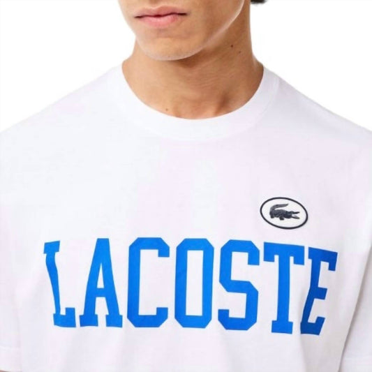 Lacoste - Cotton Print & Badge Tee