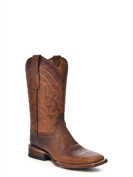 Corral - Men's Embroidery Wide Square Toe Boot