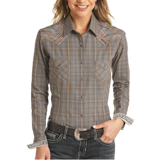 Panhandle - Dobby Plaid Snap Shirt