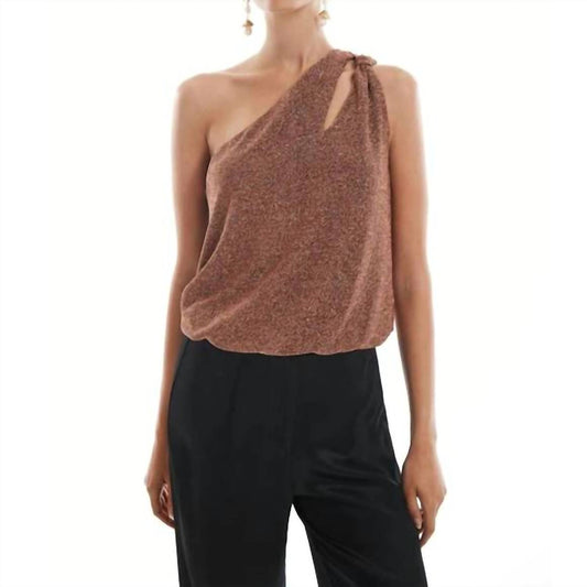 Krisa - Tie One Shoulder Tank