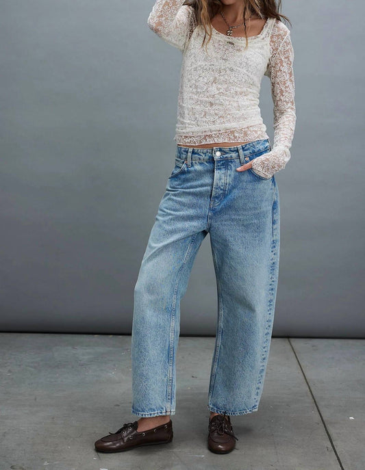 Free People - Dropped Boyfriend Jeans