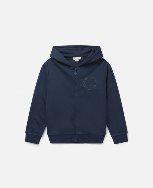 Stella Mccartney - Kid's Disc Logo Zip Up Hoodie