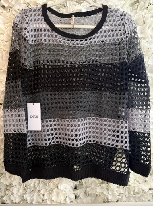 Pete - Women's Fishnet Sweater