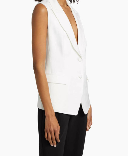 Milly - Alba Sleeveless Blazer