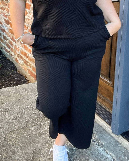 Entro - Carefree Textured Pant