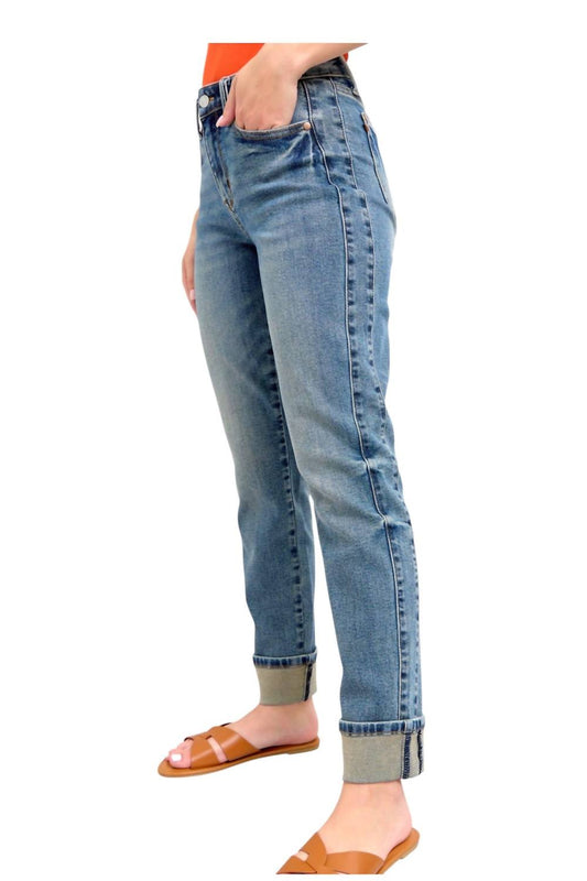 Judy Blue - Vintage Wash Boyfriend Jeans