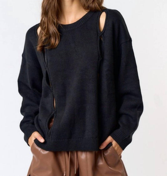 Lalavon - Emily Cut Out Sweater