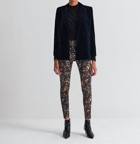 Ag Jeans - Farrah Camo Print High Rise Skinny Jeans