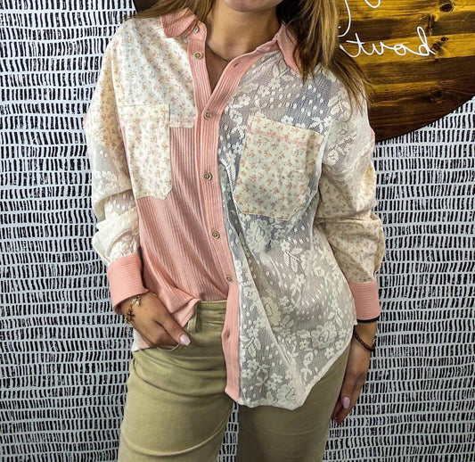 Very J - Lara Lace Shacket