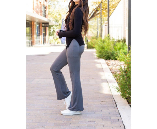 Julia Rose - Cassie 30 Bootcut Leggings With Pockets