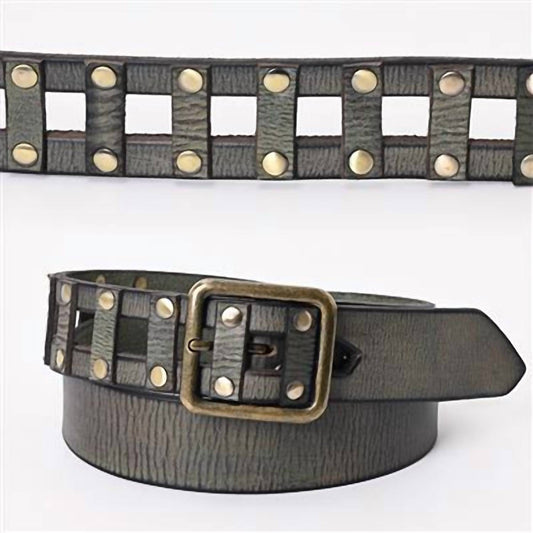American Darling - Unisex Full Grain Genuine American Leather Belt