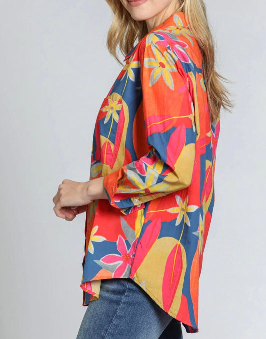 Apny - Boyfriend Button Up Shirt