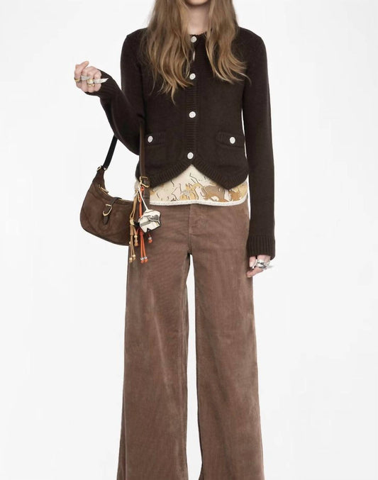 Zadig & Voltaire - Westia Rhinestone Button Cashmere Cardigan