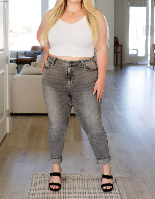 Judy Blue - High Rise Stone Wash Slim Jeans