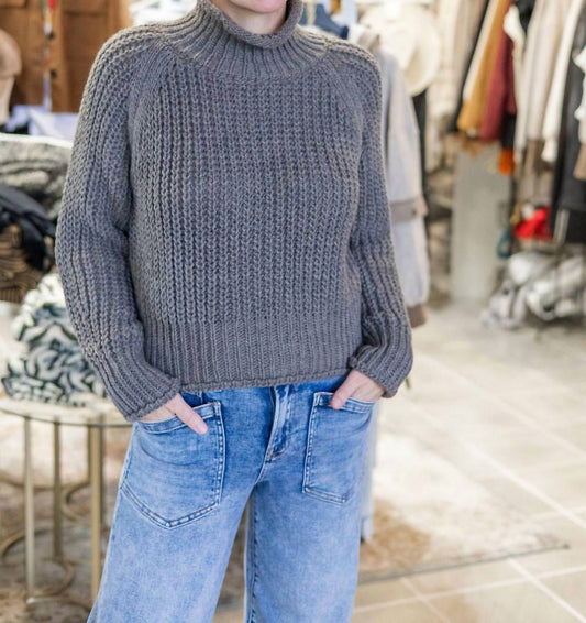 Yolly - Eira Chunky Mock Neck Sweater