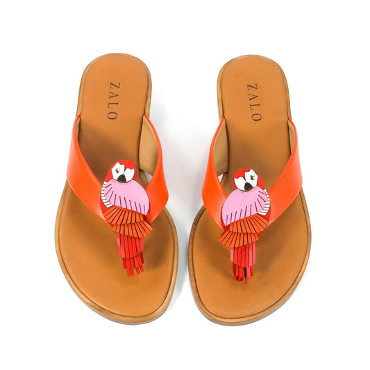 House Of Zalo - Women's Patty Parrot Sandal