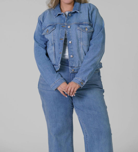 Good American - Committed To Fit Button Down Jacket - Plus