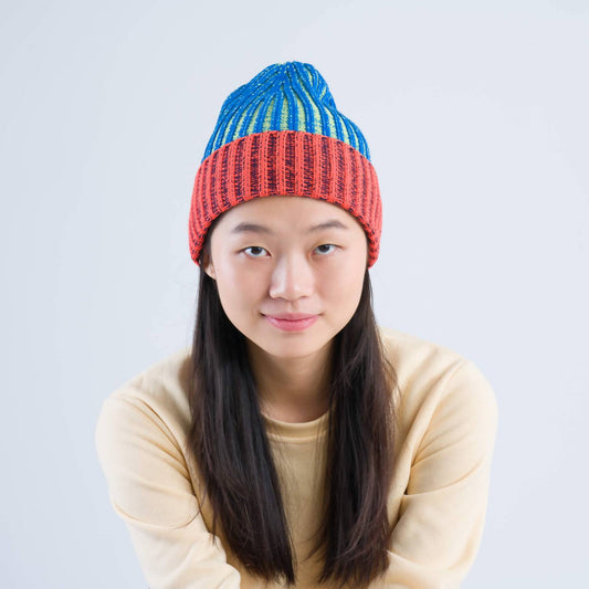 Verloop - Women's Big Stripe Beanie Hat