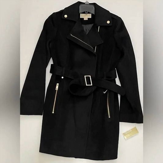 Michael Kors - Wool Belted Wrap Coat