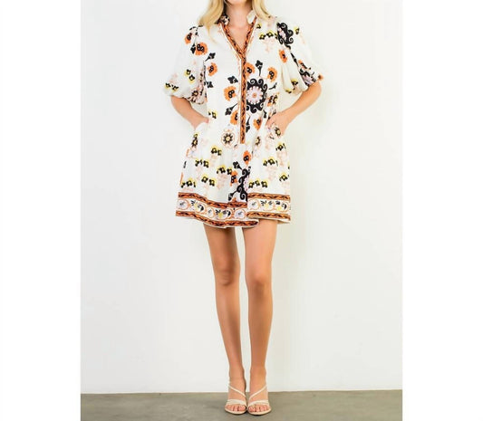 Thml - Puff sleeve floral dress