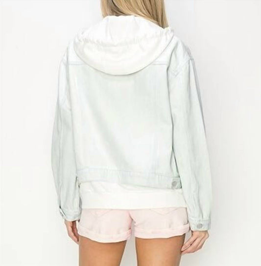 Risen - Hillary Denim Layered Hodded Jacket