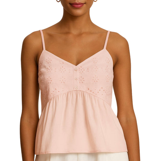 Velvet By Graham & Spencer - Aliah Eyelet Tank Top