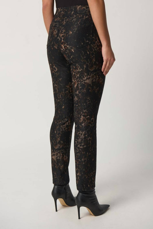 Joseph Ribkoff - Animal Print Slim Fit Jeans