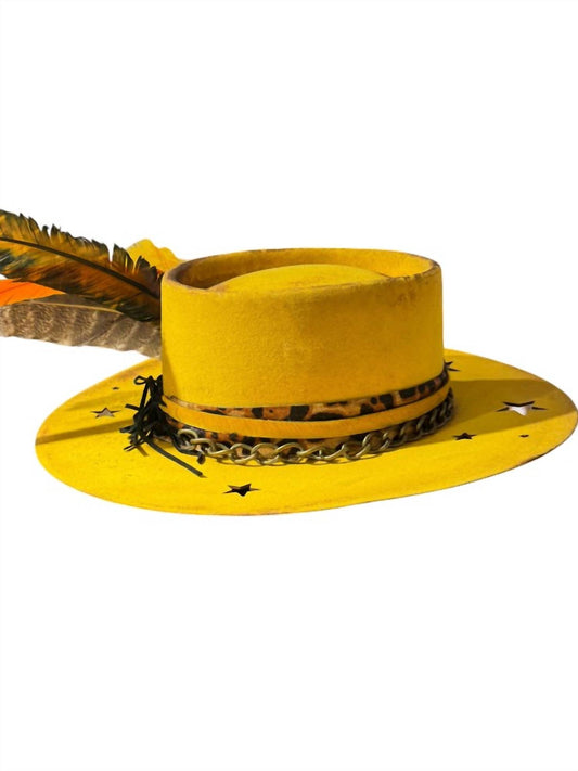 Art By Amy Labbe - Women's Cut Out Fedora Hat