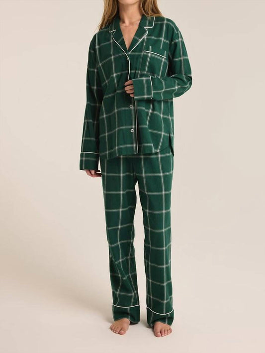Z Supply - Dreamer Plaid Flannel Lounge Set