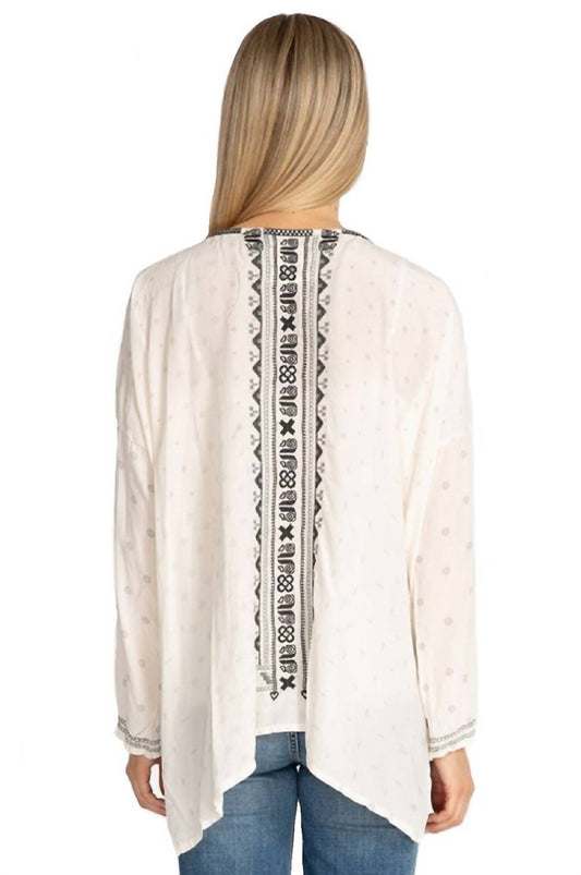 Johnny Was - Alka Silk Blouse