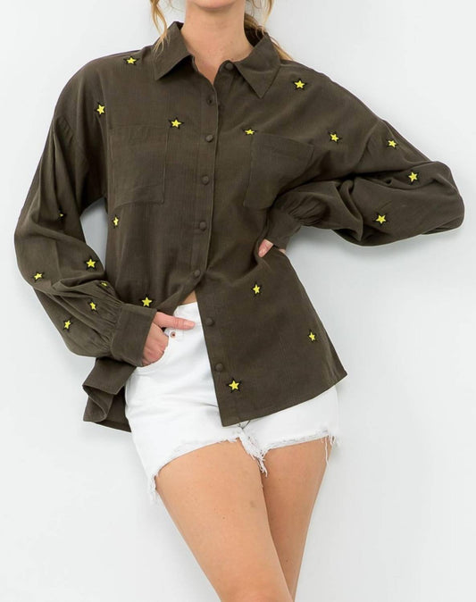 Thml - Embroidered Stars Top
